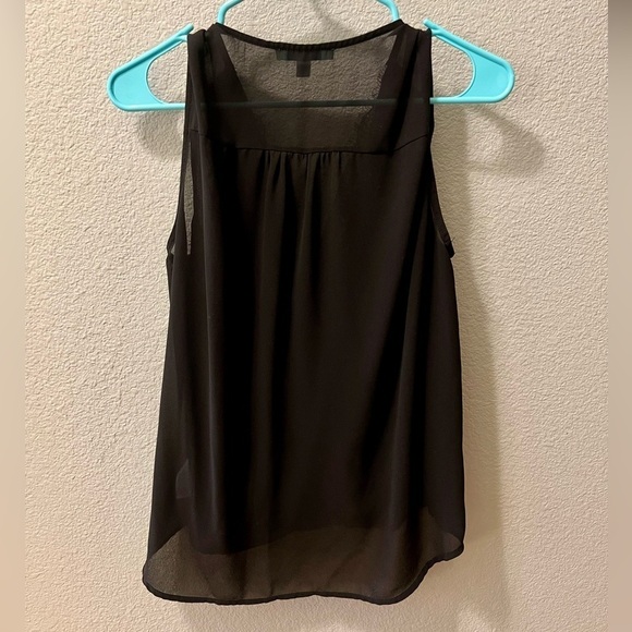 She + Sky sheer sleeveless blouse with lace detail - Picture 2 of 6